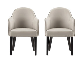 Hillman Dining Armchair in Light Grey (set of 2) by Manhattan Comfort at Eve Furniture