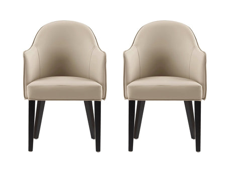 Hillman Dining Armchair in Sand (set of 2) by Manhattan Comfort at Eve Furniture