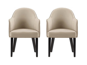Hillman Dining Armchair in Sand (set of 2) by Manhattan Comfort at Eve Furniture