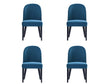Hillman Dining Chair in Blue (set of 4) by Manhattan Comfort at Eve Furniture
