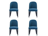 Hillman Dining Chair in Blue (set of 4) by Manhattan Comfort at Eve Furniture