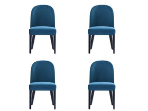 Hillman Dining Chair in Blue (set of 4) by Manhattan Comfort at Eve Furniture