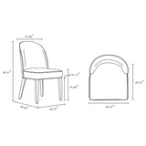 Hillman Dining Chair in Light Grey (set of 4) by Manhattan Comfort at Eve Furniture