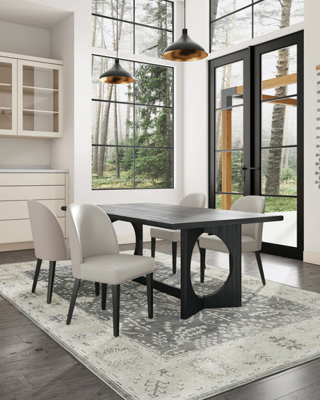 Hillman Dining Chair in Light Grey (set of 4) by Manhattan Comfort at Eve Furniture