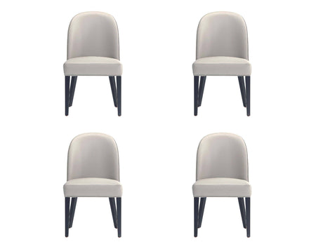 Hillman Dining Chair in Light Grey (set of 4) by Manhattan Comfort at Eve Furniture