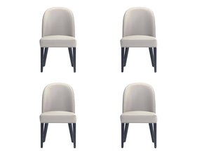 Hillman Dining Chair in Light Grey (set of 4) by Manhattan Comfort at Eve Furniture