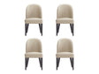 Hillman Dining Chair in Sand (set of 4) by Manhattan Comfort at Eve Furniture