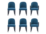 Hillman Dining Side and Arm Chairs in Light Blue (set of 6) by Manhattan Comfort at Eve Furniture