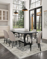 Hillman Dining Side and Arm Chairs in Light Grey (set of 6) by Manhattan Comfort at Eve Furniture
