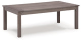 Hillside Barn Brown Outdoor Coffee Table by Ashley at Eve Furniture