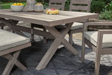 Hillside Barn Brown Outdoor Dining Table