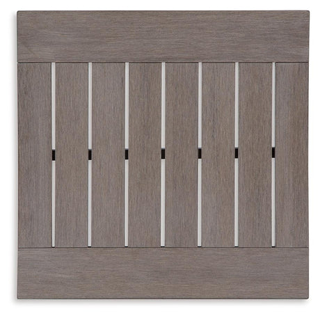 Hillside Barn Brown Outdoor End Table by Ashley at Eve Furniture