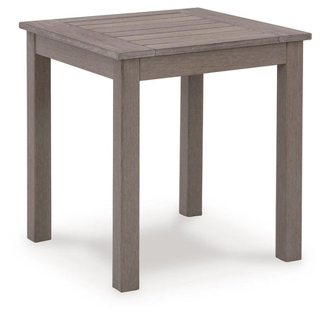 Hillside Barn Brown Outdoor End Table by Ashley at Eve Furniture