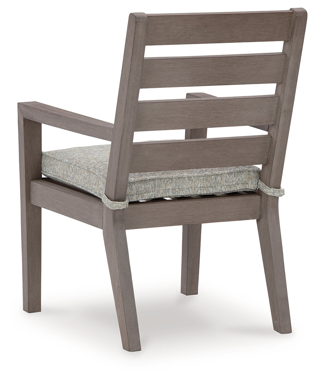 Hillside Barn Gray/Brown Outdoor Dining Arm Chair