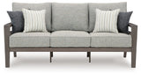 Hillside Barn Gray/Brown Outdoor Sofa with Cushion