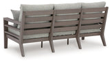 Hillside Barn Gray/Brown Outdoor Sofa with Cushion