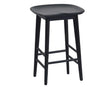 Hilton 24″ Backless Counter Stool, Black by Steve Silver at Eve Furniture