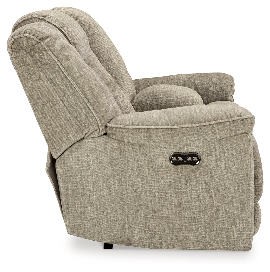 Hindmarsh Stone Power Reclining Loveseat with Console