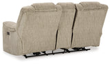 Hindmarsh Stone Power Reclining Loveseat with Console