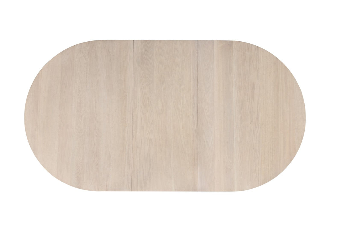 Hines White Oak Oval Dining Table by Furniture of America at Eve Furniture