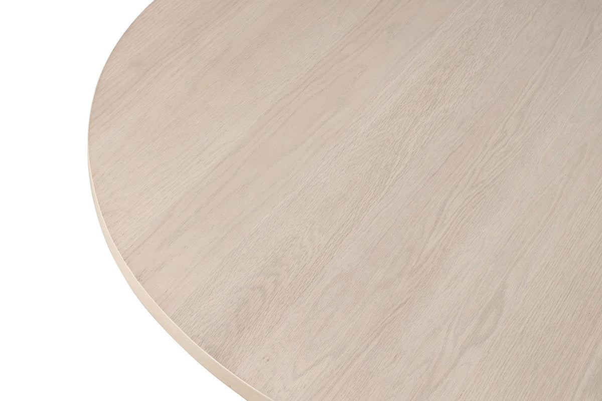 Hines White Oak Oval Dining Table by Furniture of America at Eve Furniture