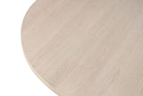 Hines White Oak Oval Dining Table by Furniture of America at Eve Furniture
