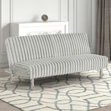 Hinwil Light Gray Futon Sofa Bed by Furniture of America at Eve Furniture