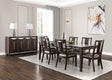 Hinwitz Espresso 7-Piece Dining Room Set by Furniture of America at Eve Furniture