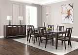 Hinwitz Espresso Dining Table Only by Furniture of America at Eve Furniture