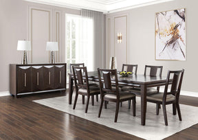 Hinwitz Espresso Dining Table Only by Furniture of America at Eve Furniture