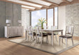Hinwitz White Oak Dining Table Only by Furniture of America at Eve Furniture
