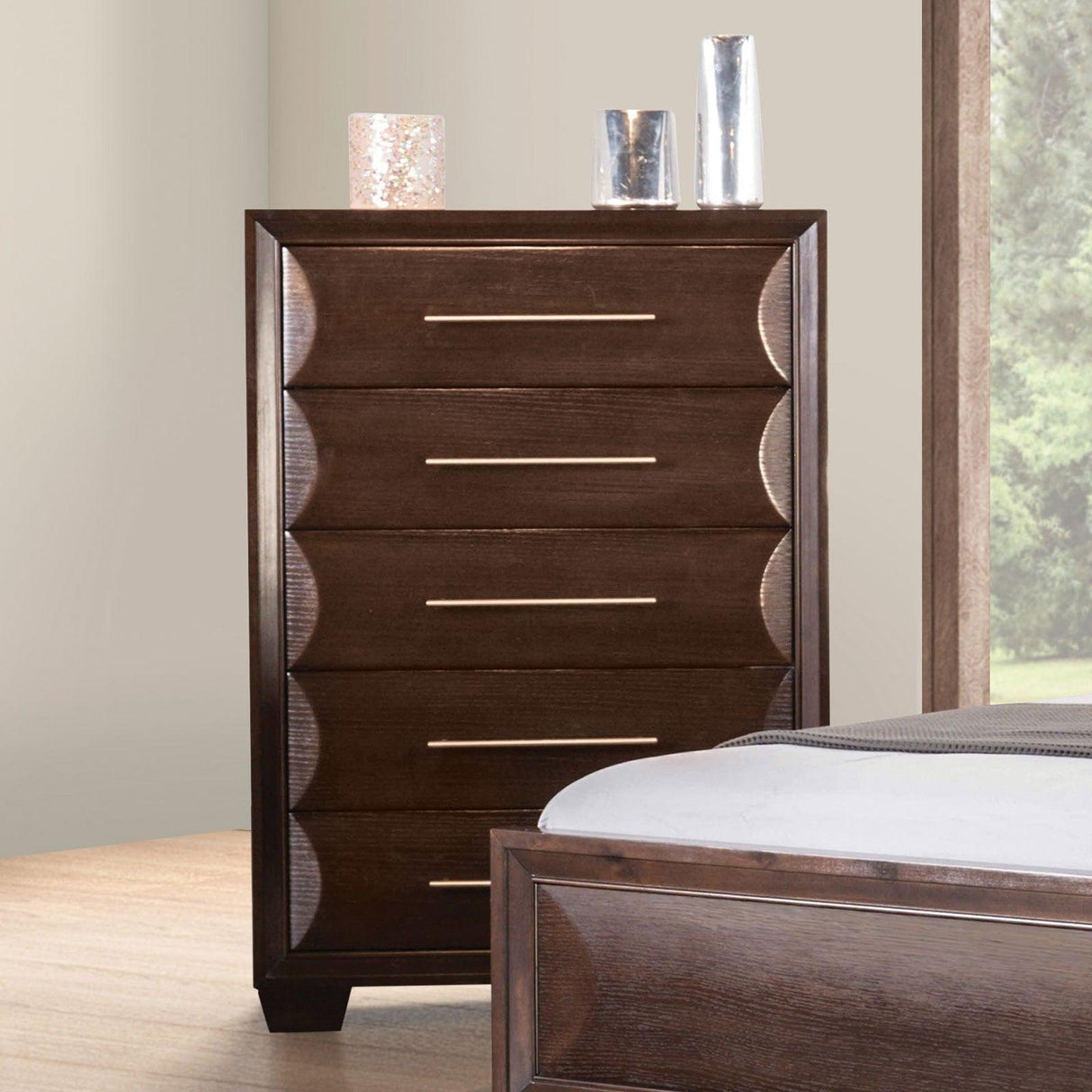Hinwitz Espresso Chest by Furniture of America at Eve Furniture