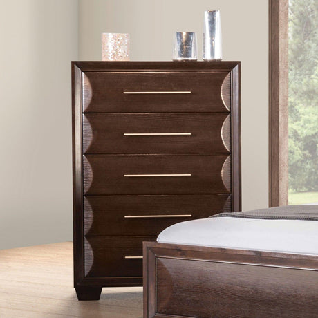 Hinwitz Espresso Chest by Furniture of America at Eve Furniture