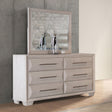 Hinwitz White Oak Dresser by Furniture of America at Eve Furniture