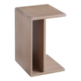 Hiroki White Oak Accent Table