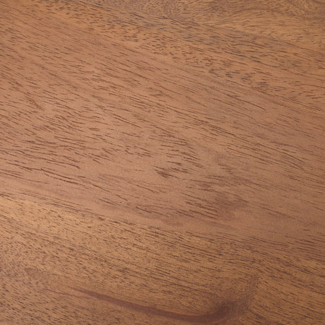 Hisako Mid Brown Open Round Accent Table by Mercana at Eve Furniture