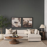 Hisako Mid Brown Open Round Accent Table by Mercana at Eve Furniture