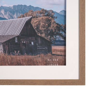 Historic Row IV by Nathan Larson a Framed Photo Art Print Matted under Glass by Mercana at Eve Furniture