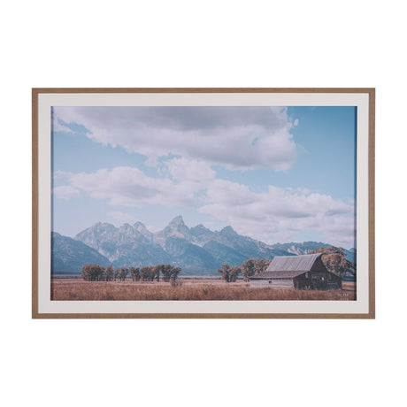 Historic Row IV by Nathan Larson a Framed Photo Art Print Matted under Glass by Mercana at Eve Furniture