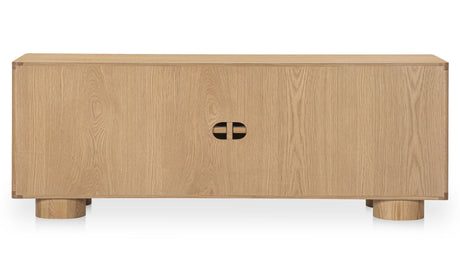 Hobbs Media Unit Natural by Moe's Home at Eve Furniture