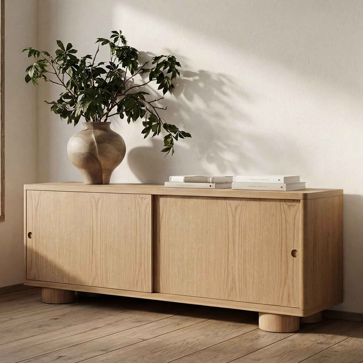Hobbs Natural Media Unit by Moe's Home at Eve Furniture