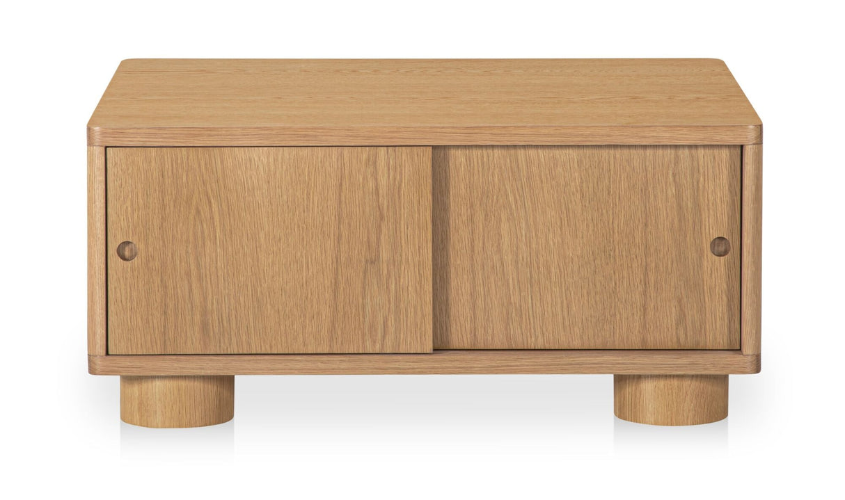 Hobbs Storage Coffee Table Natural by Moe's Home at Eve Furniture