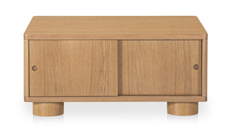 Hobbs Storage Coffee Table Natural by Moe's Home at Eve Furniture