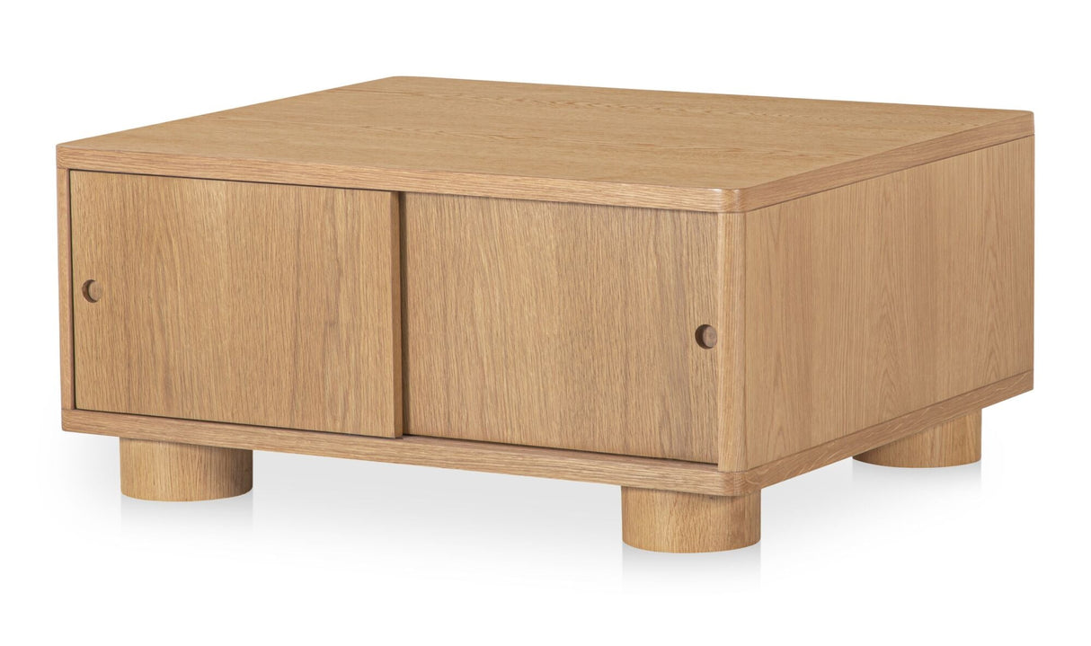 Hobbs Storage Coffee Table Natural by Moe's Home at Eve Furniture