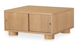 Hobbs Storage Coffee Table Natural by Moe's Home at Eve Furniture