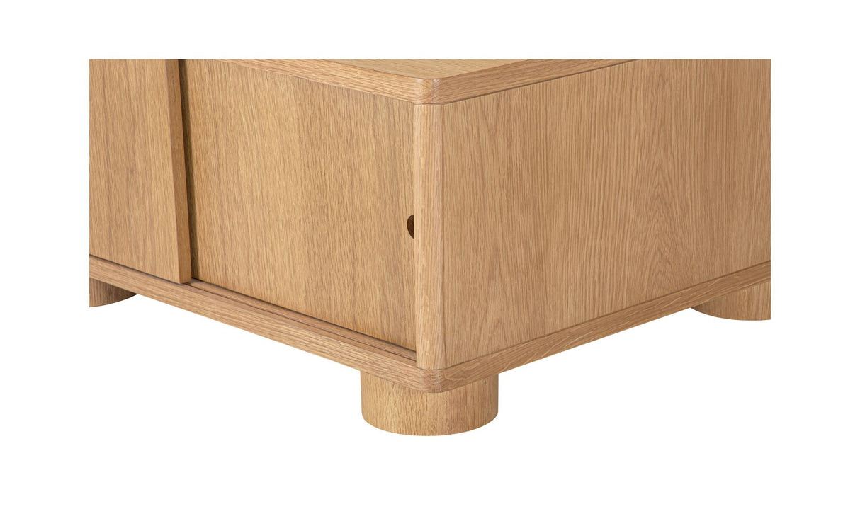 Hobbs Storage Coffee Table Natural by Moe's Home at Eve Furniture