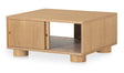 Hobbs Storage Coffee Table Natural by Moe's Home at Eve Furniture
