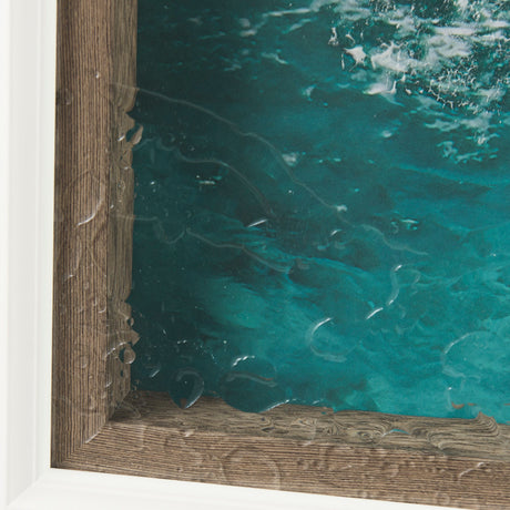Hobie Sailing by Mercana Studio a Hand Embellished Textured Framed Photo Art Print Matted under Glas by Mercana at Eve Furniture