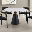Hobro Black Dining Table Only by Furniture of America at Eve Furniture