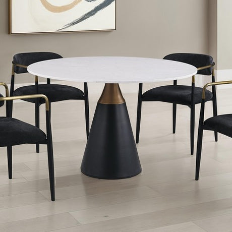 Hobro Black Dining Table Only by Furniture of America at Eve Furniture